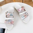 thumbnail image 4 of Vedolay Summer Shoes Sandals for Women Dressy Summer Ankle Buckle Strap Heeled Sandals,White 6.5, 4 of 5