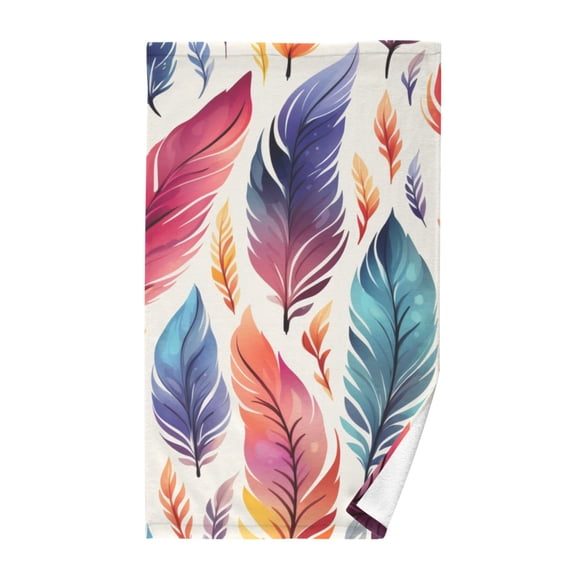 Feathers Cotton Face Towels Soft Hand Towel Absorbent Bathroom Towel for Kitchen Hotel Decoration