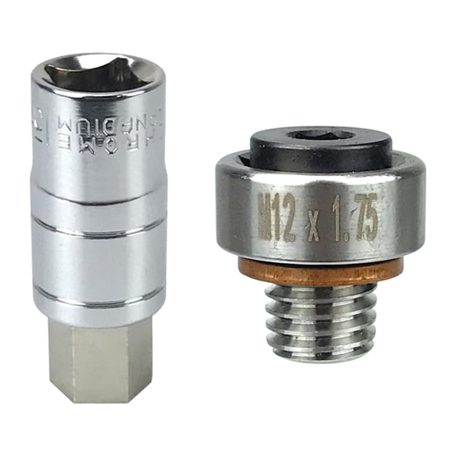 Tornillo de reparación para la bandeja de aceite Auto -tapado Partido de aceite Desgaste resistente a la sombreada de Sumador de agua Motor , M12 1.75 M12 175