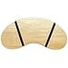 thumbnail image 3 of Trademark Innovations Bureau Portable en Bois Clair Forme Courbée, 3 of 4