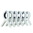 thumbnail image 3 of 6-Pack Heavy Duty Beach Towel Clips with Silicone Padding - Strong Hold Windproof Clamps for Chairs, Laundry and Outdoor Use, 3 of 9