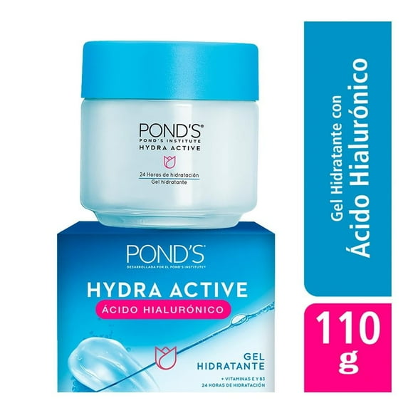 Gel facial Pond's Hydra Active hidratante ácido hialurónico 110 g