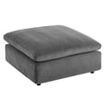 thumbnail image 2 of Modway Commix Down Filled Overstuffed Performance Velvet Ottoman in Gray, 2 of 8