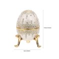 thumbnail image 2 of Exquisite Jewelry Box Desktop Metal Jewelry Storage Box Easter Adornment, 2 of 8