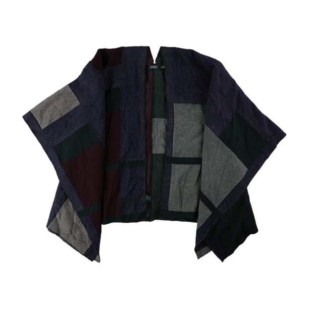 Ralph Lauren Suéter cárdigan de punto jacquard para mujer, multicolor, L/XL Ralph Lauren Cárdigan