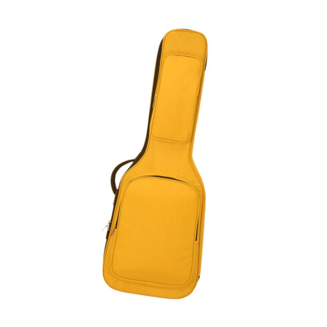 Bunblic Electric Guitar Bag Guitar Backpack Professional Guitar Protective Cover Bag for Classical Guitar Acoustic Guitar Bass Guitar yellow