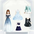 thumbnail image 2 of BESTSKY Magnetic Paper Dolls Fridge Magnet Function Magnetic Dress Up Dolls for Girls Decorative and Practical Paper Dolls for Girls Ages 4-7 Style 7, 2 of 6