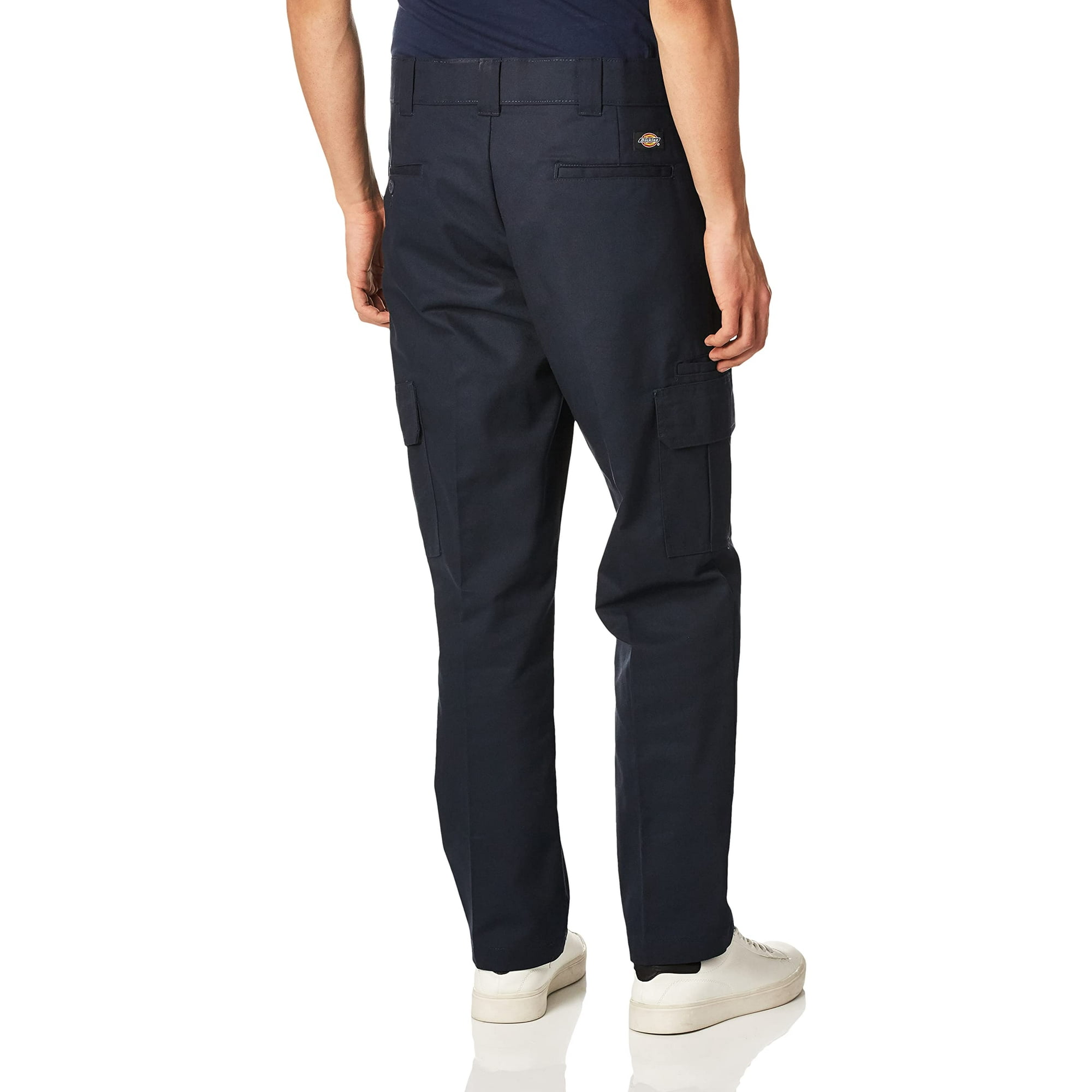 Dickies Mens FLEX Slim Fit Straight Leg Cargo Pants 36W x 32L Dark Navy Walmart