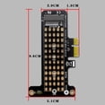 thumbnail image 3 of Tarjeta Adaptadora Tarjeta convertidora M.2 NVME a PCIe4.0 X1 para M Key M.2 NVME SSD 2230/2242/2260/2280, 3 of 8