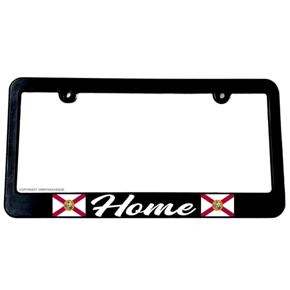 Home Florida Flag Car Truck Auto License Plate Frame