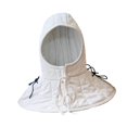 thumbnail image 3 of TISHITA Arming Cap Fashion Halloween Cosplay Accessory Lightweight Hood with Collier White, 3 of 8