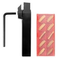 thumbnail image 1 of Torno Ranurado Externo Corte Borning Porta de carburo Inserto con herramienta de torneado con llave CACAGOO Inserto de carburo, 1 of 7