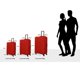 thumbnail image 2 of Set de 3 Maletas Rigidas Pianeta MRAD rojo 4 Ruedas, 2 of 7