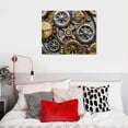 thumbnail image 5 of Orinice Gears Clock Face Steampunk Fine Art Aesthetic Poster & Print Wall Painting for Classroom Office Decor 16x12in, 5 of 6