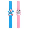 thumbnail image 1 of EeaseMX 2 relojes de dibujos animados para niños, relojes creativos de pulsera de cuarzo para niños, regalos creativos para estudiantes (1 de cada uno con estampado de pingüino azul y panda rosa), 1 of 7