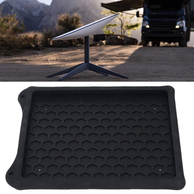 Tapa Protectora de Antena de Platón, Platón de Antena Protector de Silicona Negra para Al Aire Libre