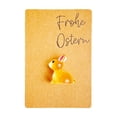 thumbnail image 2 of Glow in the Dark Resin Rabbit Pocket Card with Greeting Card – Cute Easter Gift, Wallet Size Keepsake for Friends and Family, 2 of 6