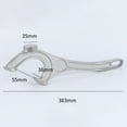 thumbnail image 6 of Ludlz Bottle Opener Ergonomic Design Comfortable Grip Hanging Hole Aluminum Alloy Manual Beer Can Opener Home Supply, 6 of 8