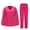 Hot Pink, variant on Nurse Scrubs, Women'S Quick-Dry Scrubs Set With Pockets V Neck Long Sleeve Top & Pants Workwear For Healthcare Scrubs Top Cap Cheetah Print Light Grey Cardigan Shirts Jacket (L, Light Blue) ZMTing