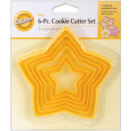 3.5 inch Wilton Flower Yellow Plastic Cookie Cutter