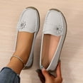 thumbnail image 2 of Womens Shoes,Casual Shoes Comfortable Closed Toe for Everyday Wear All Season Design Casual Shoes for Daily Activities,Shoes for Women,Grey,6.5, 2 of 9