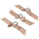 thumbnail image 4 of 3x Girls Scrunchie Ponytail Holder Cinta de Big Bow Hairband - champán Macarena Bowknot Pein Beies, 4 of 7