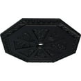 thumbnail image 3 of 29 1/8"OD x 2 1/4"ID x 1 1/8"P Spring Octagonal Ceiling Medallion (Fits Canopies up to 3"), Hand-Painted Steel Gray, 3 of 6