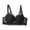 Black, variant on Bxsruta Women's Lace Longline Underwire Bra Everyday Support Adjustable Straps