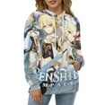 thumbnail image 4 of Genshin Impact Unisex Sweatshirts Loose Pullover Sweater Hooded Hoodie 3D Printing Jacket Winter Fall Clothes 3XL, 4 of 7