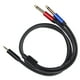 thumbnail image 5 of Cable de audio estéreo tipo Y ANGGREK JD6092 Doble 6.35mm a 3.5mm 1m, 5 of 8