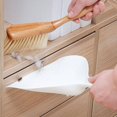 thumbnail image 2 of 2pcs/set Bamboo Handle Mini Brooms Shovel Desktop Sweep, 2 of 5