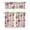 White-268, variant on Romantic Kitchen Curtains Set Tier and Valance, Vintage Botanical Floral Wildflower Print, Modern Farmhouse Autumn Leaves Bloom Pattern with Watercolor Artistic Design for Kitchen or Living Room