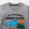 thumbnail image 3 of Hiijoy Toddler Boys Cotton Outfits Summer Dinosaur Graphic T Shirt Shorts Set, Sizes 1-2Y, 3 of 8