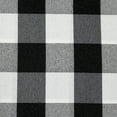 thumbnail image 2 of Ultimate Textile 72 x 72-Inch Square Polyester Checkered Tablecloth Black and White, 2 of 3