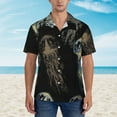 thumbnail image 6 of Picia Jellyfish Gentle Cotton Regular Fit Short Sleeve Casual Hawaiian Shirt for Men-Small, 6 of 9