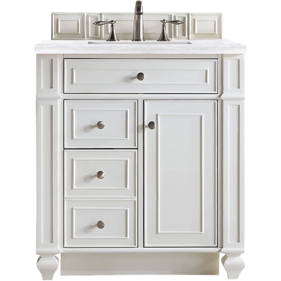 James Martin Vanities 157-V30-3Af Bristol 30" Free Standing Single Basin Hardwood Vanity