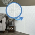 thumbnail image 6 of FASÄDE 47 in. Decorative Vinyl Divider Trim Gloss White (5 Pack), 6 of 8