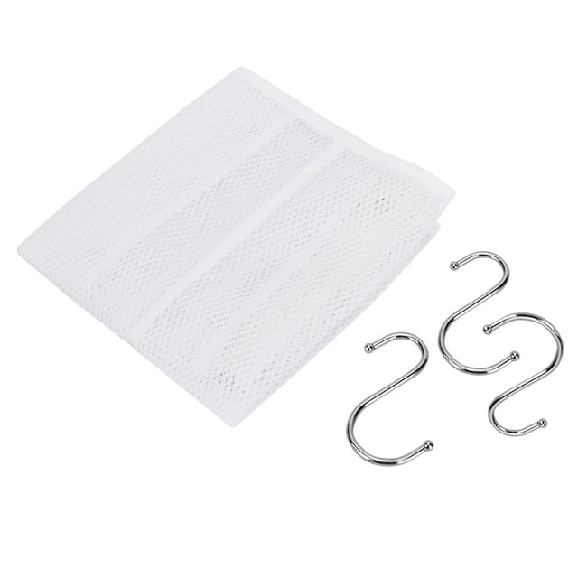 BuyWeek Organizador de Ducha de baño, Carrito de Ducha Colgante de Malla de Secado rápido para Colgar en el baño(S)