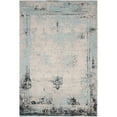 thumbnail image 5 of SAFAVIEH Classic Vintage Peter Overdyed Border Cotton Area Rug, Blue, 5' x 8', 5 of 5