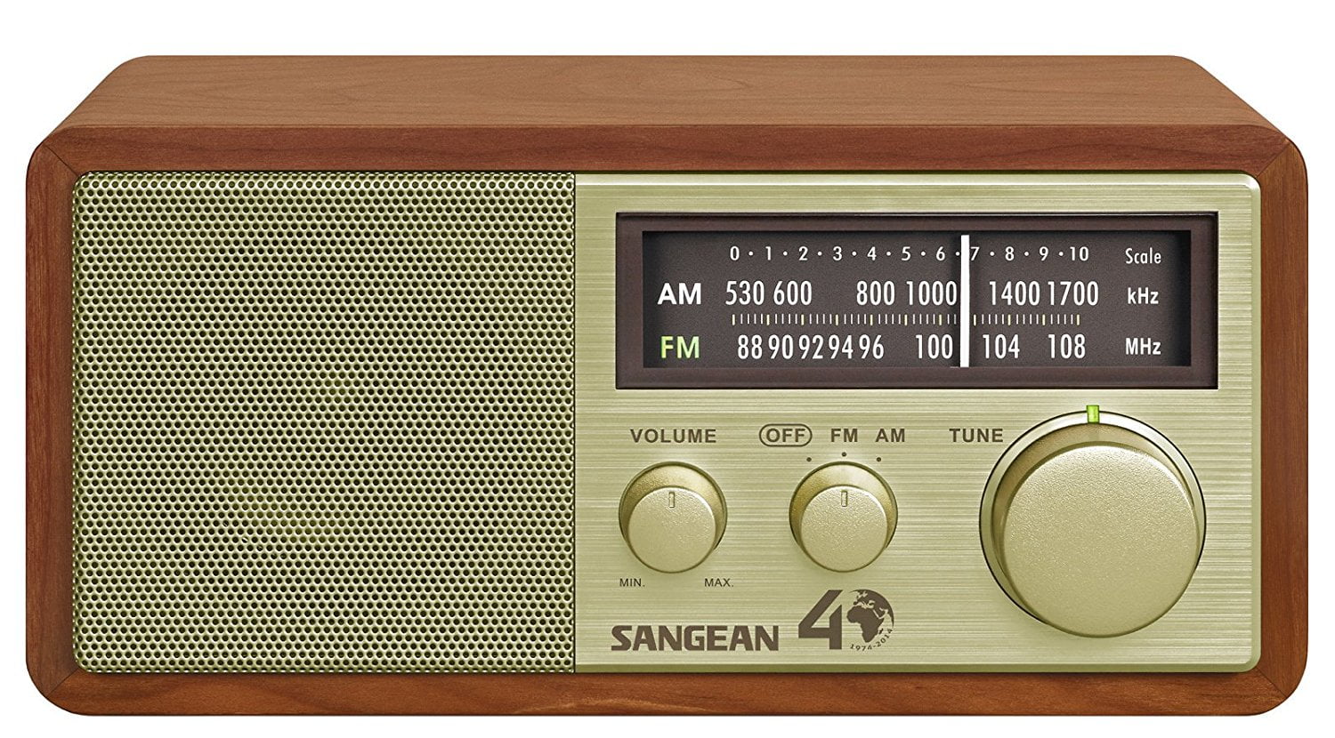 Eerlijk Fotoelektrisch duizend Sangean WR11SE 40th Anniversary Edition Hi-Fi Tabletop Radio - Walmart.com