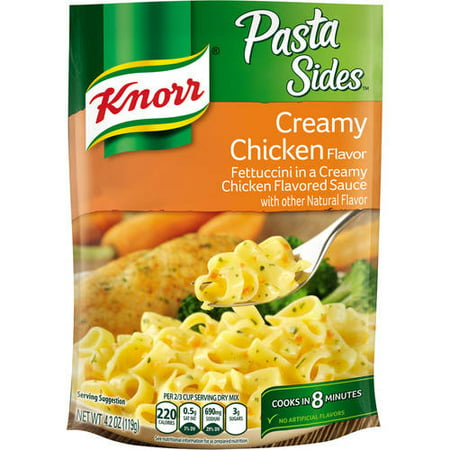 Knorr Creamy Chicken Pasta Side Dish, 4.2 oz - Walmart.com