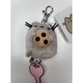 thumbnail image 3 of Enesco Pusheen with Cookie Split Ring Keychain, Gray, 3 of 4