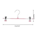 thumbnail image 5 of Unique Bargains 5 Pcs Pants Hanger with Clips Non-slip Garment Hanger Pink, 5 of 5