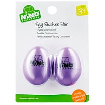 Nino Plastic Egg Shaker Pairs Aubergine