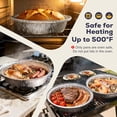thumbnail image 2 of Fit Meal Prep 45 Pack 9” Round Aluminum Foil Pans with Lids, Pie Tins Disposable 9 inch with Lids, Take Out Containers, Freezer Oven Safe Aluminum Baking Pans for Storing, Cooking, Storage, Reheating, 2 of 7