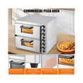 thumbnail image 7 of Electric Pizza Oven,Commercial Pizza Oven Countertop,Home kitchen Stainless Steel Electric Pizza Oven, Indoor Pizza Maker with Crumb Tray, Timer, Single Deck Layer Pizza Cooker for Restaurant, 7 of 7