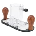 thumbnail image 4 of Trimmer Plunge Base, Circular Locking Handheld Router Plunge Base No Burr Slick   For Carving, 4 of 8