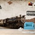 thumbnail image 2 of IDEA4WALL 6pcs Abstract Banksy Street Art Peel and Stick Wallpaper Removable Wall Murals Large Wall Stickers for Home Decoration, 100"x24", 2 of 4