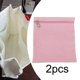 thumbnail image 5 of 2 piezas de bolsillo cosido con cremallera, billetera pequeña de lona para teléfono, bolsa de viaje resistente rosa, 5 of 9