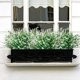 thumbnail image 2 of ZHAOCHENG manojos de plantas de lavanda artificiales para exteriores, protección UV, flores falsas, plantas artificiales, decoración de porche de jardín (blanco), 2 of 5